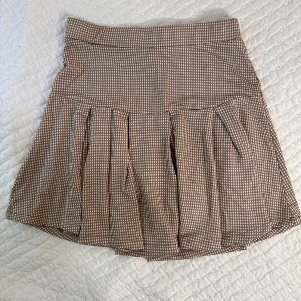 Plaid skirt